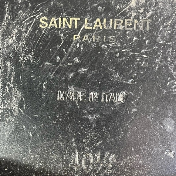 Saint Laurent Paris made in Italy tie up greek sandals - Picture 10 of 10